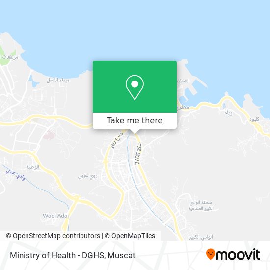 Ministry of Health - DGHS map
