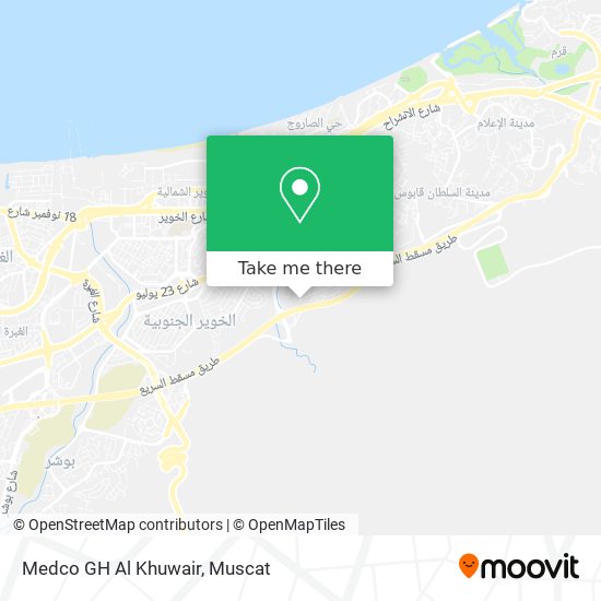 Medco GH Al Khuwair map