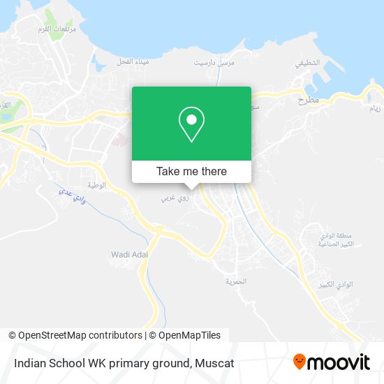 Indian School WK primary ground map