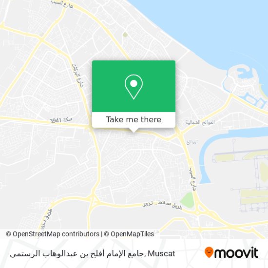 جامع الإمام أفلح بن عبدالوهاب الرستمي map