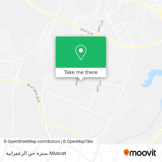 منتزة حي الزعفرانية map