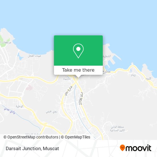 Darsait Junction map