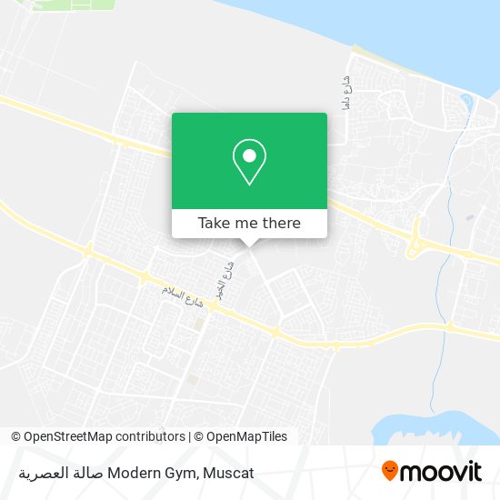 صالة العصرية  Modern Gym map