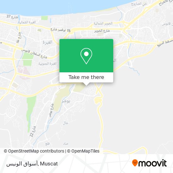 أسواق الونيس map