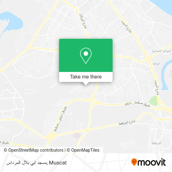 مسجد ابي بلال المرداس map