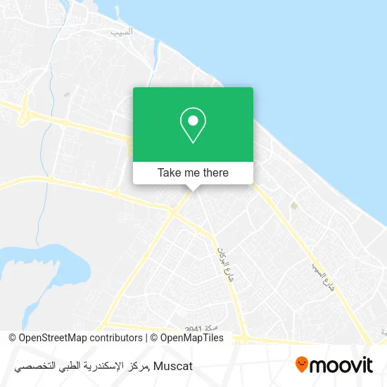 مركز الإسكندرية الطبي التخصصي map