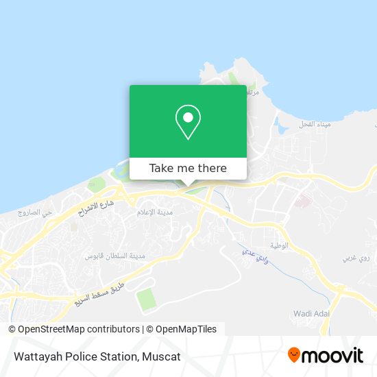 Wattayah Police Station map