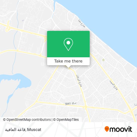 قاعة العافية map