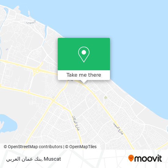بنك عمان العربي map
