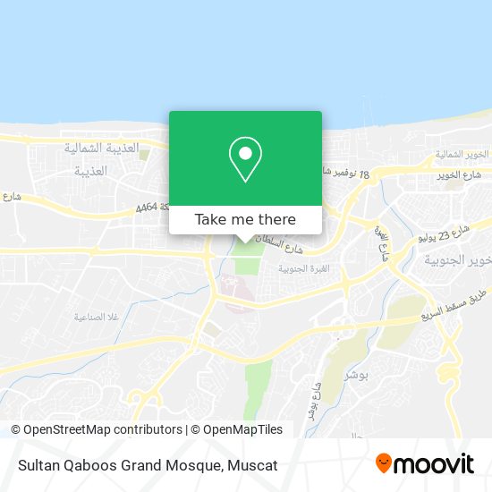 Sultan Qaboos Grand Mosque map