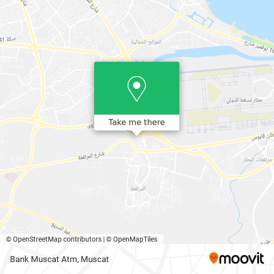 Bank Muscat Atm map