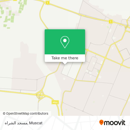 مسجد الشراه map