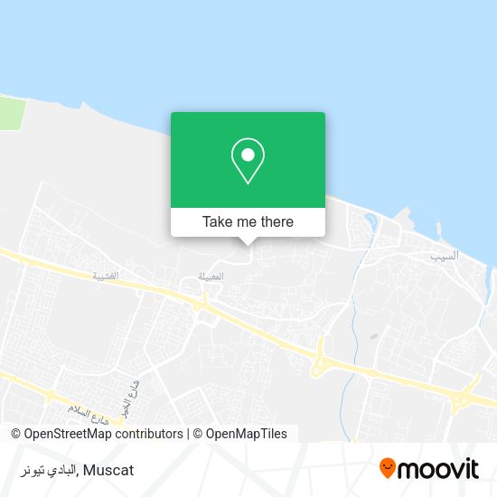 البادي تيونر map