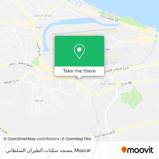 مسجد سكنات الطيران السلطاني map