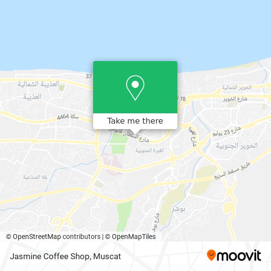 Jasmine Coffee Shop map
