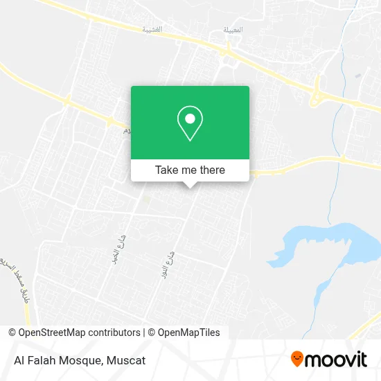 Al Falah Mosque map