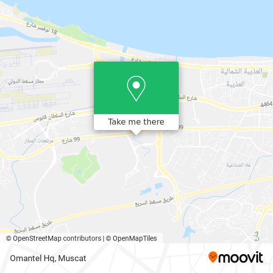 Omantel Hq map