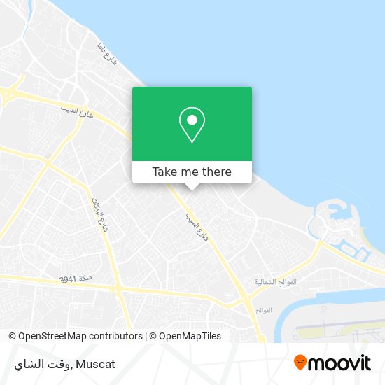 وقت الشاي map