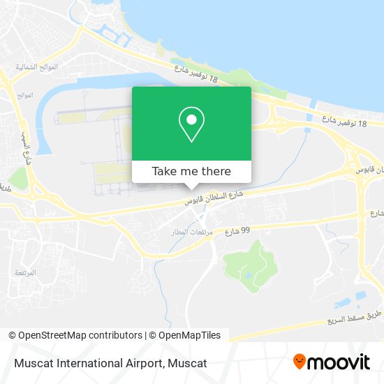 Muscat International Airport map