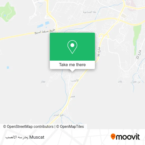 مدرسه الانصب map