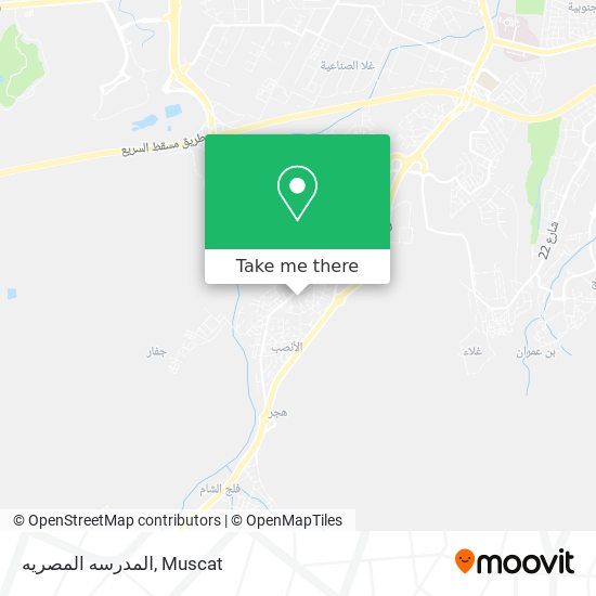 المدرسه المصريه map