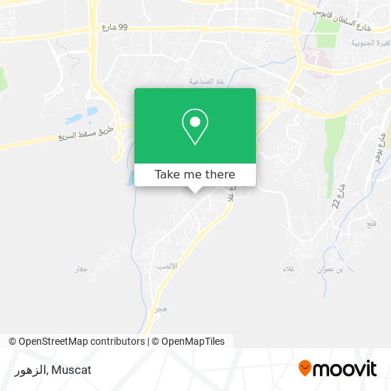 الزهور map