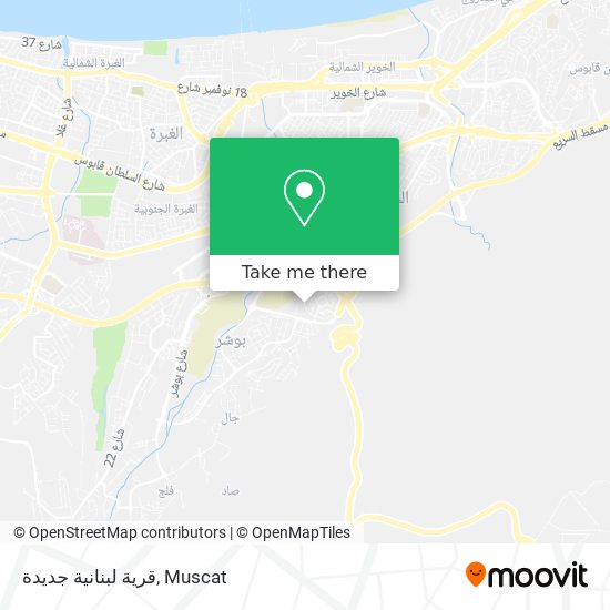 قرية لبنانية جديدة map