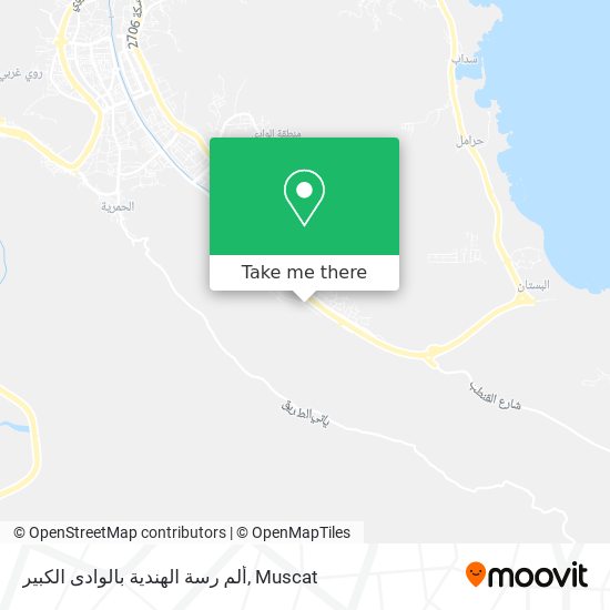 ألم رسة الهندية بالوادى الكبير map