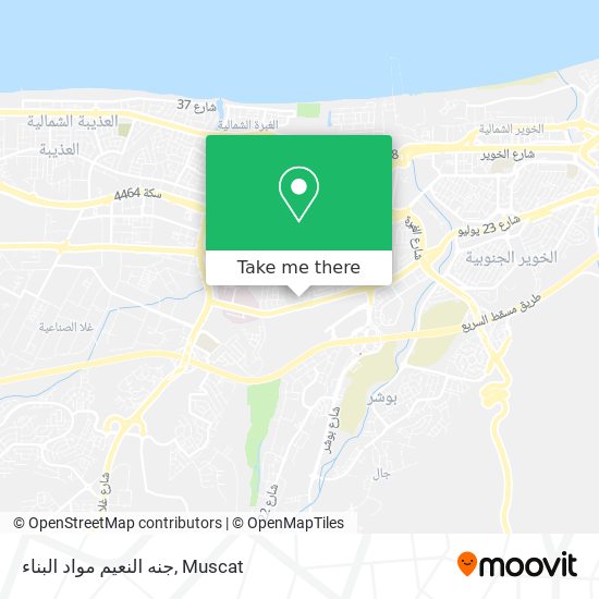 جنه النعيم مواد البناء map