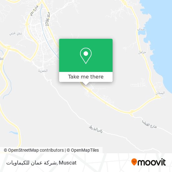 شركة عمان للكيماويات map