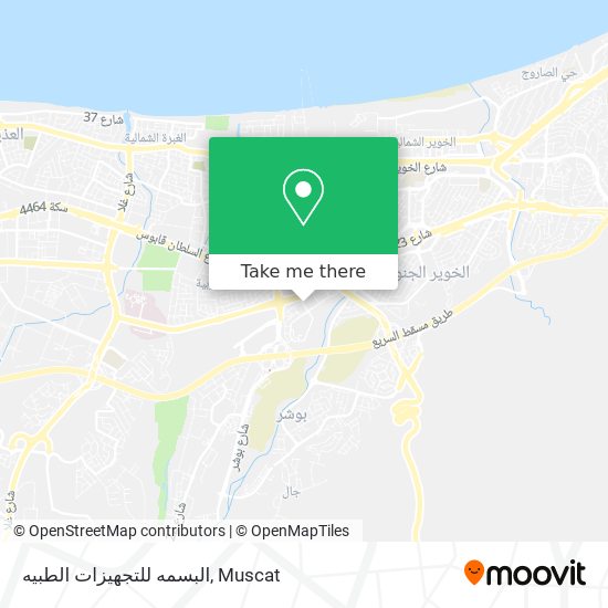 البسمه للتجهيزات الطبيه map