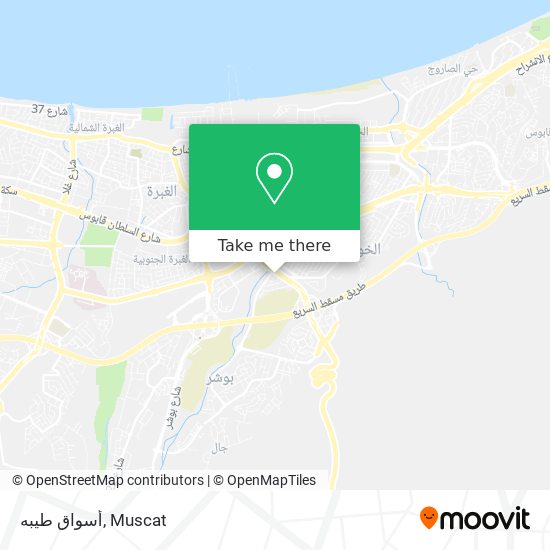 أسواق طيبه map