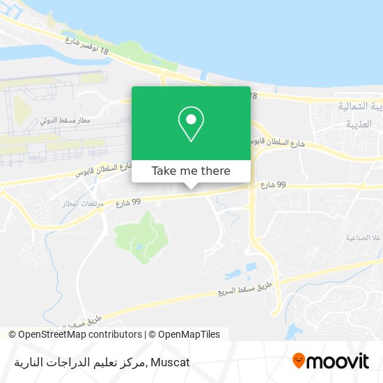 مركز تعليم الدراجات النارية map