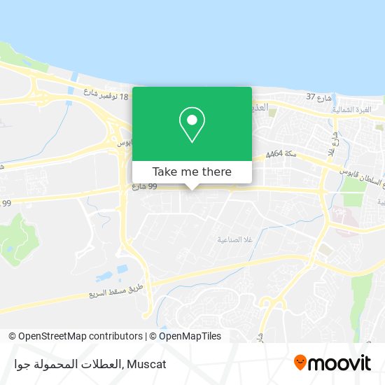 العطلات المحمولة جوا map