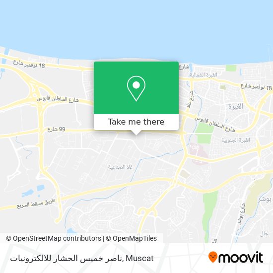 ناصر خميس الحشار للالكترونيات map
