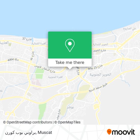براوني بوب كورن map