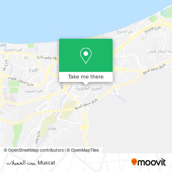 بيت الجميلات map