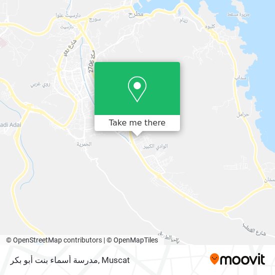مدرسة أسماء بنت أبو بكر map