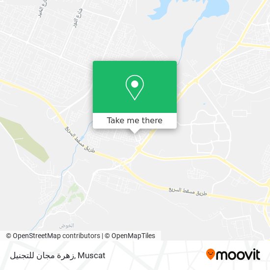 زهرة مجان للتجنيل map