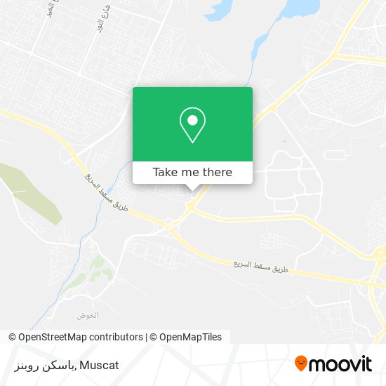 باسكن روبنز map