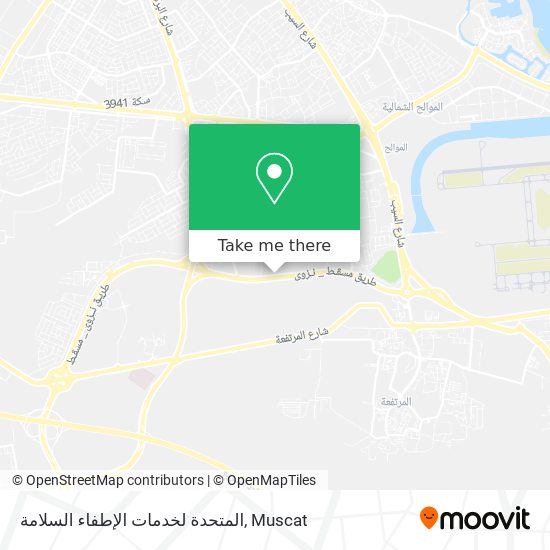 المتحدة لخدمات الإطفاء السلامة map