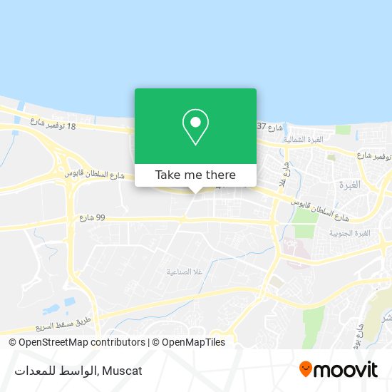 الواسط للمعدات map