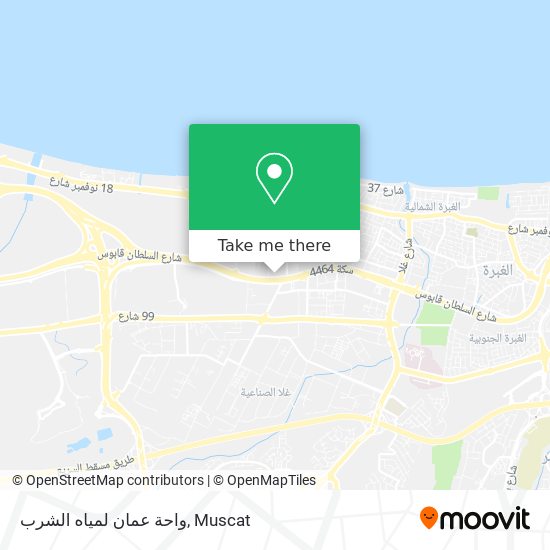 واحة عمان لمياه الشرب map