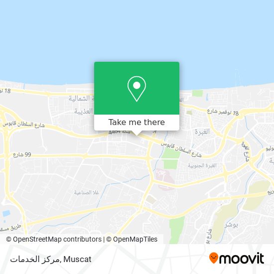 مركز الخدمات map