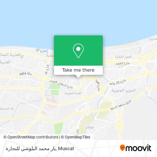يار محمد البلوشي للتحارة map