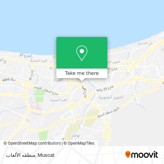 منطقه الألعاب map