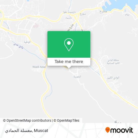 مغسلة الحمادي map