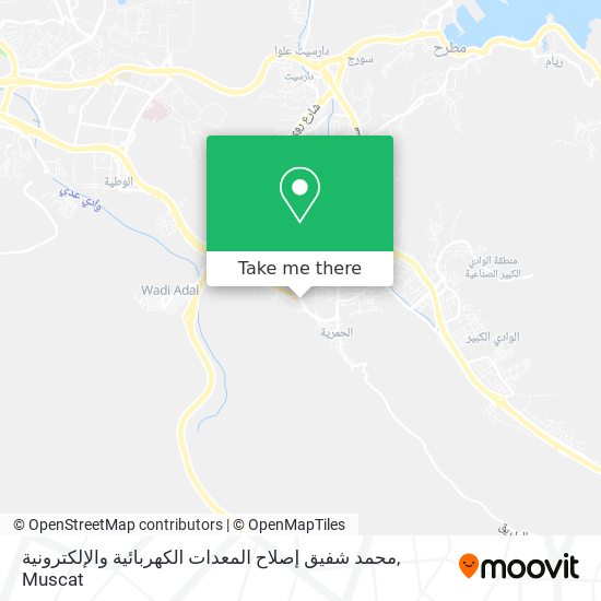 محمد شفيق إصلاح المعدات الكهربائية والإلكترونية map