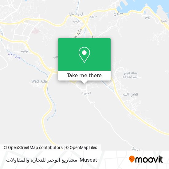 مشاريع ابوجبر للتجارة والمقاولات map