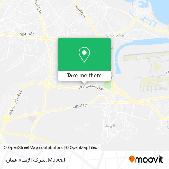 شركة الإنماء عمان map